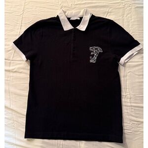 Versace Collection Men's Cotton piqué polo. Size M.